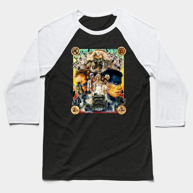 Mad Max Fury Road Poster Baseball T-Shirt by Eattoast